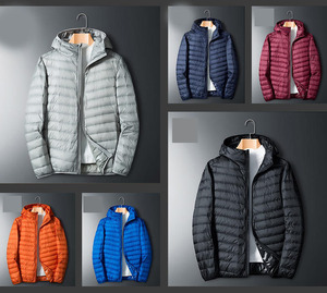 Chaqueta de Invierno Acolchada para Hombre de Alta Calidad con Capucha, Diseño Personalizado, Nueva Moda, Tela de Lona Impermeable y Transpirable - Product Image 3