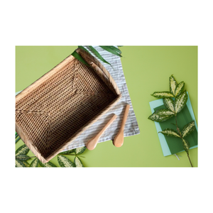 Bandeja de mimbre para decoración del hogar de estilo moderno, diseño personalizado, artesanía, fabricante de Vietnam, Material de mimbre ecológico, precio competitivo - Product Image 6