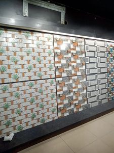 กระเบื้องเซรามิคติดผนังด้านนอกความสูง25*75ซม. ตกแต่งแสงความหนา9มม. เอฟเฟกต์3D ผลิตในอินเดีย - Product Image 3