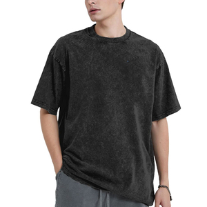 Men's <b>Oversized</b> <b>T</b> <b>Shirts</b> Cotton Vintage <b>Shirts</b> Wash Solid Casual Basic Boxy Unisex Tee Tops Gym Boxing <b>T</b> <b>Shirts</b> for Men 2026 - Product Image 1