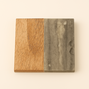 Marble Wood Coaster Multiple Cup Holder Tabletop <b>Protection</b> and Kitchen Accessories acacia wooden coaster for dining <b>table</b> decor - Product Image 1