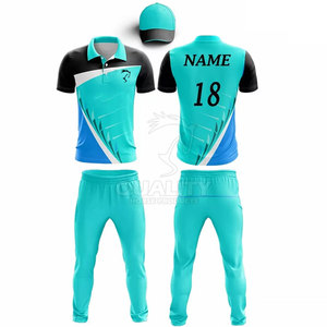 Professionnel personnalisé de haute qualité léger vêtements de sport demi manches polyester matériel uniforme de cricket - Product Image 1