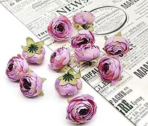 Flor artificial decorativa india, flor de bricolaje, flor de proyecto, Planta artificial, flor suelta, flor de imitación, decoración del hogar - Product Image 2