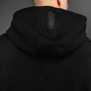 เสื้อกล้ามออกกำลังกายผู้ชายสำหรับฤดูร้อน สีดำ ผ้าทอระบายอากาศ ไม่ยับ ไม่หด แบบมีฮู้ด ไม่มีแขน สำหรับมวยไทย - Product Image 4