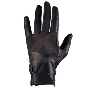 Lightweight Professional Winter Horse Riding Gloves Customizable Colors/Logo Leather Full <b>Finger</b> Design Adjustable Wrist <b>Strap</b> - Product Image 4