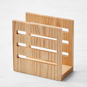 ตัวเลือกยอดนิยมตรงผู้ถือผ้าเช็ดปากไม้ธรรมชาติผู้ถือบาร์ผ้าเช็ดปากไม้บ้านครัวอุปกรณ์อาหารค่ํา - Product Image 2