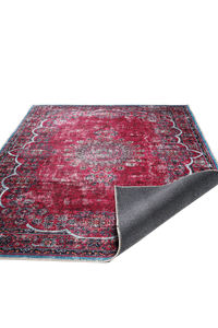 Alfombra Turca Adiva, Tejida a Máquina, Lavable, de Poliéster, con Base de Algodón Antideslizante, Lisa, Exportación Directa de Gaziantep, para Uso Doméstico - Product Image 4