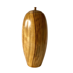 Urne en bois de style américain à haut cylindre pour les cendres nouveauté fournitures funéraires en gros avec couvercle prix bon marché du Vietnam - Product Image 2