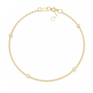 Fabulous 18K <b>Gold</b> Lab Grown Diamond Bracelet & <b>Bangle</b> - Product Image 4