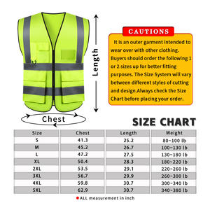 Chaleco de seguridad cómodo y transpirable de la mejor calidad fabricado con material de buena calidad a precios bajos - Product Image 5