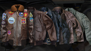 Chaqueta de Cuero Bomber para Hombre, Personalizable, Multi-etiqueta, para Invierno, Transpirable, Ecológica, de Alta Calidad, para Exteriores, Lista para Enviar - Product Image 3