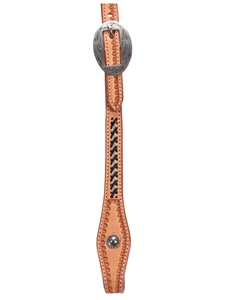 Calidad superior Diseño occidental Cuero Equitación Headstall Buck Stitch Tooling Headcollar Precio competitivo - Product Image 4