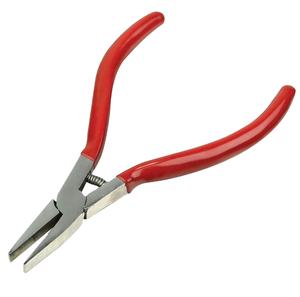 PINCE À BECS PLAT AVEC V-SPRING POUR LA FABRICATION DE BIJOUX ET PINCE DE TRAVAIL 5 "PLAT 2023 - Product Image 1