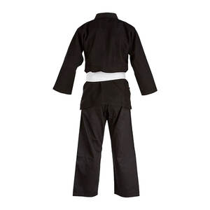 ชุดเครื่องแบบกิคาราเต้8ออนซ์สีดำน้ำหนักเบาสำหรับผู้ใหญ่ - Product Image 3