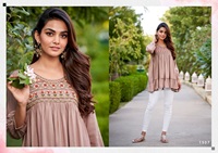 Kurtis courts en rayonne lourde en gros avec motifs et imprimés