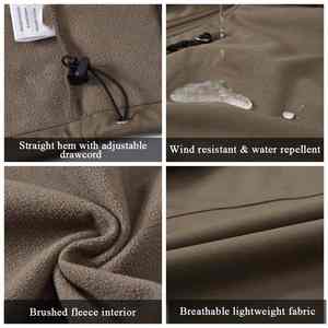 Chaqueta Softshell para hombre hecha a medida más vendida, el último diseño de gran tamaño a precio de fábrica para el invierno - Product Image 5