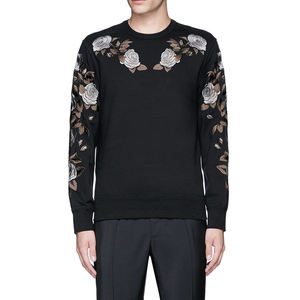 Jersey de cuello redondo para hombre, camisa de suéter, otoño, primavera, manga larga, Polar, verano, sudaderas bordadas con base - Product Image 5