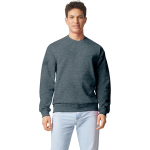 Sudadera de algodón pesado de gran tamaño para hombre con logotipo personalizado, cuello redondo, hombros caídos, ropa de calle, Jersey informal - Product Image 1
