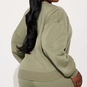 Sudaderas con capucha de lana de algodón para mujer, sudaderas de talla grande para correr al aire libre, ropa deportiva informal, jersey de alta calidad, sudaderas con capucha transpirables - Product Image 3