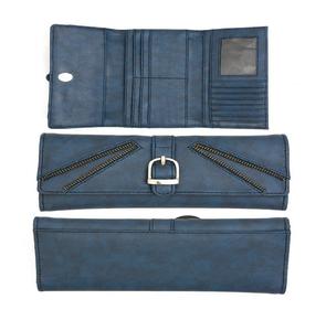 Portefeuille de designer moderne de luxe grand cuir véritable avec fermeture à glissière élégant Long Lady Style de haute qualité rentable - Product Image 1