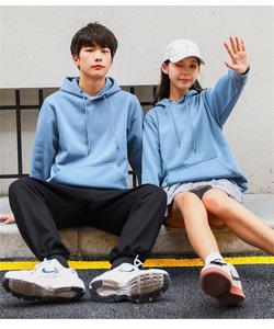 Nouveauté Sweat-shirt à capuche en coton surdimensionné pour homme de haute qualité Tailles grandes Basics Hoodies mélangés pour garçons jaune uni - Product Image 4