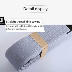 Cinturones de Judo ligeros para adultos de alta calidad Material duradero cómodo para entrenar el último desgaste de artes marciales - Product Image 3