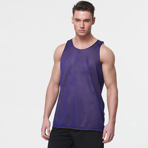 Maillot de basket-ball personnalisé Retro hommes Vintage vêtements de basket-ball maille respirant séchage rapide chemises de basket-ball gilet - Product Image 2