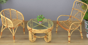 Mobilier d'extérieur design personnalisé chaise en corde table et chaise de jardin et ensemble de chaises d'appoint en rotin et osier PE imperméables pour l'extérieur - Product Image 3