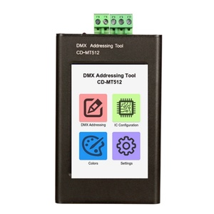 Panneau tactile 512 IC Light Chip, lumière LED multicolore à pixels, <span class=keywords><strong>programmateur</strong></span> d'adresses DMX512 - Product Image 6