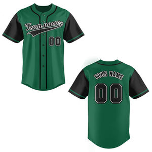 Precio al por mayor, nuevo diseño, secado rápido, transpirable, impreso, logotipo personalizado, camiseta de béisbol de alta calidad para hombres adultos - Product Image 6