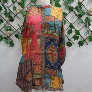 Tunique imprimée numérique à la mode Kurti avec tissu confortable pour les options de port quotidien du fournisseur indien - Product Image 1