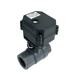24V 120V 3/4 inch 1 inch 2 inch điện cơ giới tự động PVC nước tắt bóng van cho cô lập - Product Image 2