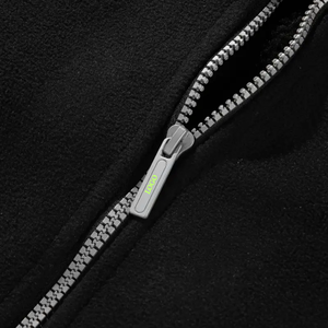 Men Full <b>Zip</b> Hooded Fleece Jacket Windproof Thermal Winter Outerwear for Sports Hiking Urban Style - Product Image 5