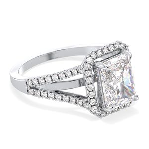 REYES Nouveau design personnalisé Bagues en argent sterling 925 avec diamants de laboratoire pour femmes Bague de fiançailles en or 10K 14K 18K Bijoux de mode - Product Image 3