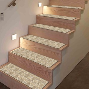 Alfombras Beige y Grises, Alfombra con Diseño Kilim, Alfombra Estampada, Alfombra Delgada No Tejida - Product Image 5