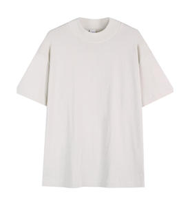 T-shirt imprimé bouffant Streetwear pour hommes personnalisé OEM d'usine T-shirt surdimensionné en coton Chemise à logo en relief 3D - Product Image 4