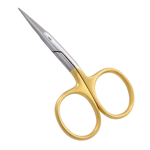 Ciseaux de pêche durables personnalisés avec boucles dorées, ciseaux fins et durables à usage multiple à vendre - Product Image 1