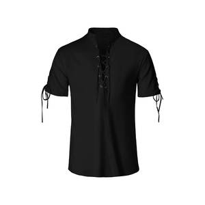 Traje de recreación Camisa con cordones Vendaje Top Ropa de mediana edad - Product Image 2