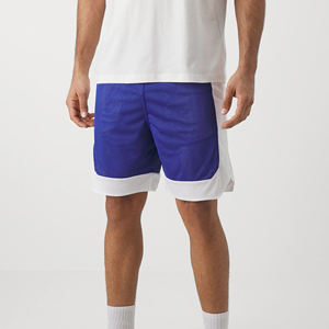 Pantalones cortos de gimnasio de diseño de alta calidad para hombre, pantalones cortos de baloncesto de malla de estilo sólido personalizados, respetuosos con el medio ambiente, 100% poliéster OEM - Product Image 3