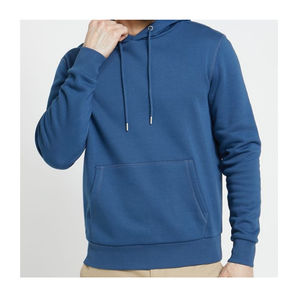 Pull-over surdimensionné pour hommes, poids lourd, sweat à capuche de sport en polaire rouge unie, conception coupe-vent, logos personnalisables, hiver, vente en gros - Product Image 5