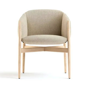 Sillón de comedor de madera de lujo moderno personalizable, muebles de sala de estar interior para dormitorio u hotel disponibles en varios tamaños - Product Image 1