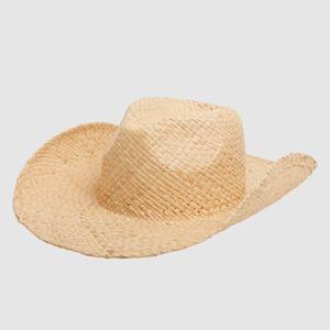 หมวกบักเก็ต Raffia คุณภาพดี,หมวกคาวบอยปรับแต่งขนาดได้สำหรับชายหญิงเด็ก - Product Image 2