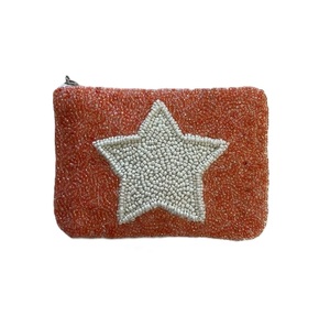 Pochette de monnaie brodée de perles de rocaille helloween d'inspiration estivale Porte-monnaie de broderie de perles florales colorées - Product Image 5