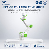 Robot collaboratif de haute précision à grande vitesse ERA-G6, charge utile de 6 kg, haute rigidité, pour la préhension et le placement dans l'automatisation industrielle, certifié CE