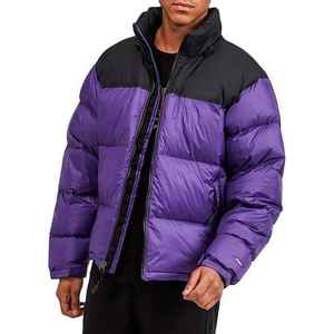 Veste matelassée en duvet de canard de haute qualité pour hommes conception personnalisée veste matelassée Streetwear fermeture à glissière veste matelassée grande taille - Product Image 4