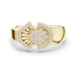 แหวนเพชรแล็บโกรว์ 0.336 กะรัต สำหรับสุภาพสตรี ความใส VVS-VS สี EF ทอง 18KT, 14KT, 10KT และเงิน 925  ทองชมพู, ทองเหลือง, ทองขาว - Product Image 3