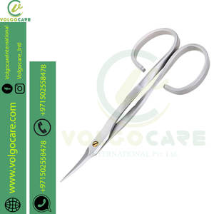 2024 ciseaux de toilettage professionnels ciseaux à sourcils petits ciseaux de manucure et de beauté en acier inoxydable incurvés - Product Image 2