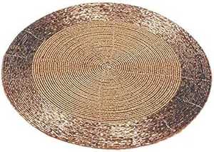 Napperon de table en verre rond fait à la main de 14 pouces perles blanches perles argentées et dorées élégantes et élégantes - Product Image 5