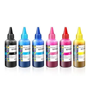 Eps L805 L1800 L1300 L800 L310 L210 Digital Inkjet Printer Heat Transfer Printing Ink 100ml Sublimation Ink for Textile