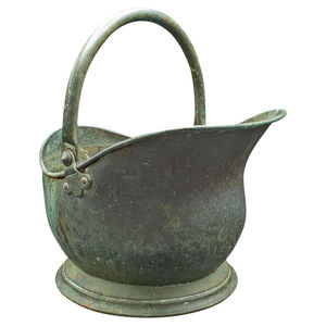 Modern Eco-Friendly European Style Metal Iron Coal Bucket with Handle for Outdoor Garden Fireside Use-<b>Fireplace</b> <b>Set</b> <b>Accessories</b> - Product Image 1